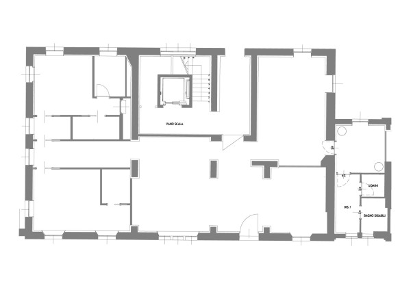 Palazzina Liberty in centro a Busto Arsizio - Planimetria 1