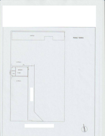 Negozio ristrutturato in Corso Vercelli, 20 (MI) - Planimetria 1 Negozio ristrutturato in Corso Vercelli, 20 (MI) - Planimetria 1