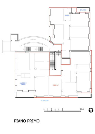 Palazzina con magazzino/parcheggio a Biella - Planimetria 2 Palazzina con magazzino/parcheggio a Biella - Planimetria 2