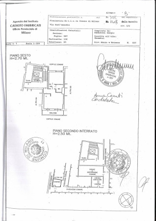 Bilocale arredato con box e balcone, Santa Giulia - Planimetria 1